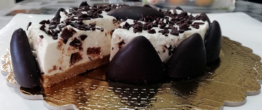 Cheesecake di Mostaccioli e Roccocò